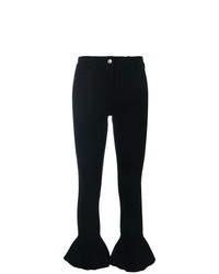 Черные джинсы-клеш от Forte Dei Marmi Couture