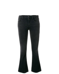 Черные джинсы-клеш от Frame Denim