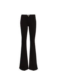 Черные джинсы-клеш от Frame Denim