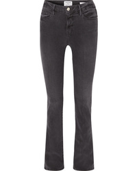 Черные джинсы-клеш от Frame