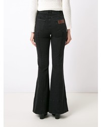 Черные джинсы-клеш от Amapô