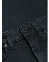 Черные джинсы-клеш от 7 For All Mankind