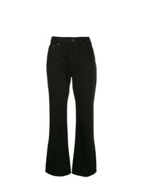 Черные джинсы-клеш от Hysteric Glamour