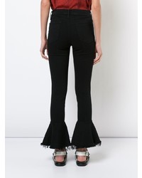 Черные джинсы-клеш от Frame Denim