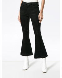 Черные джинсы-клеш от Frame Denim