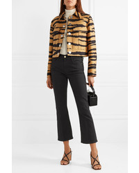 Черные джинсы-клеш от Frame