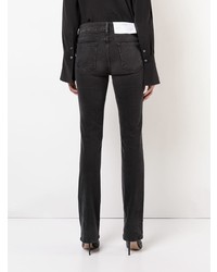 Черные джинсы-клеш от Frame Denim