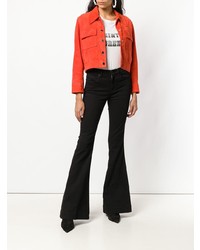 Черные джинсы-клеш от Jacob Cohen