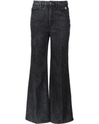 Черные джинсы-клеш от Marc Jacobs