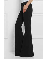 Черные джинсы-клеш от Tom Ford