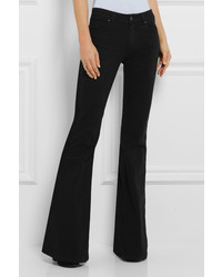 Черные джинсы-клеш от Tom Ford