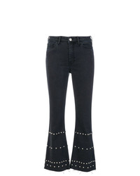 Черные джинсы-клеш от MiH Jeans