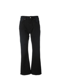 Черные джинсы-клеш от MM6 MAISON MARGIELA