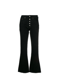 Черные джинсы-клеш от MM6 MAISON MARGIELA