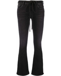 Черные джинсы-клеш от Off-White