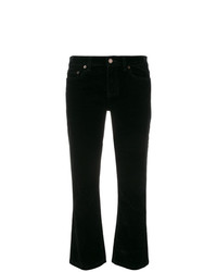 Черные джинсы-клеш от Saint Laurent