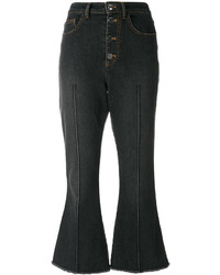Черные джинсы-клеш от Sonia Rykiel