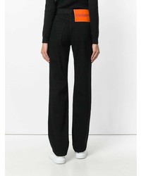 Черные джинсы-клеш от Calvin Klein Jeans