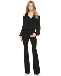 Черные джинсы-клеш от Stella McCartney