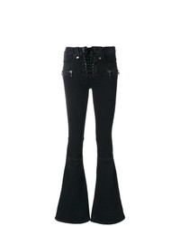 Черные джинсы-клеш от Unravel Project