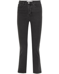 Черные джинсы-клеш от Victoria Victoria Beckham