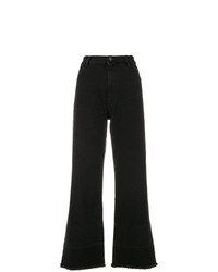 Черные джинсы-клеш от Vivetta