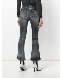 Черные джинсы-клеш от Unravel Project