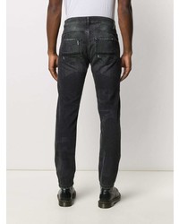 Мужские черные джинсы с вышивкой от Hydrogen