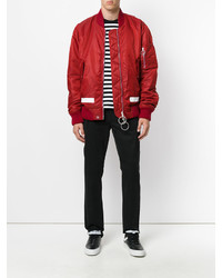 Мужские черные джинсы с принтом от Off-White