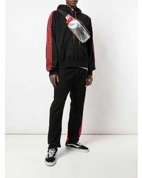 Мужские черные джинсы с принтом от Palm Angels