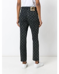 Женские черные джинсы с принтом от Marc Jacobs