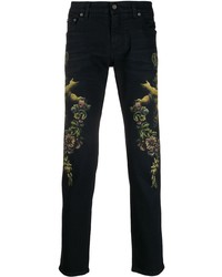 Мужские черные джинсы с принтом от Dolce & Gabbana