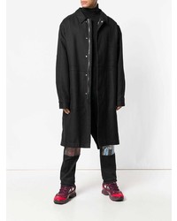 Мужские черные джинсы с принтом от Raf Simons