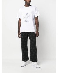 Мужские черные джинсы с принтом от PACCBET