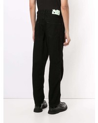 Мужские черные джинсы с принтом от Off-White