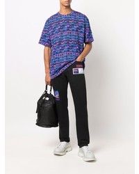 Мужские черные джинсы с принтом от Valentino