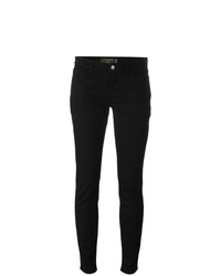 Черные джинсы скинни с вышивкой от Dolce & Gabbana