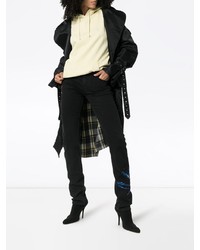Черные джинсы скинни с принтом тай-дай от Calvin Klein 205W39nyc