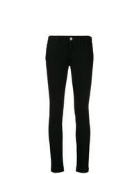 Черные джинсы скинни с принтом от Dolce & Gabbana