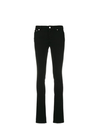 Черные джинсы скинни с принтом от Givenchy