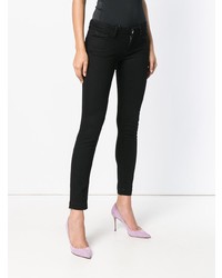 Черные джинсы скинни с принтом от Dolce & Gabbana