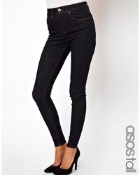 Черные джинсы скинни от Asos Tall