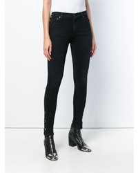 Черные джинсы скинни от Dondup