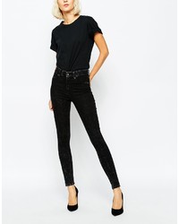 Черные джинсы скинни от Cheap Monday