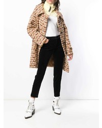 Черные джинсы скинни от Miu Miu