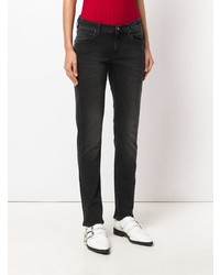 Черные джинсы скинни от Jacob Cohen