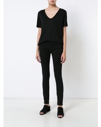 Черные джинсы скинни от AG Jeans