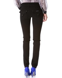 Черные джинсы скинни от Hudson