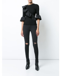 Черные джинсы скинни от rag & bone/JEAN