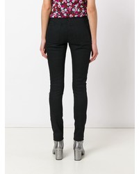 Черные джинсы скинни от Saint Laurent